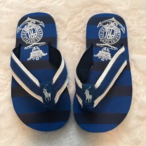 Toddler Boy Polo Flip Flops